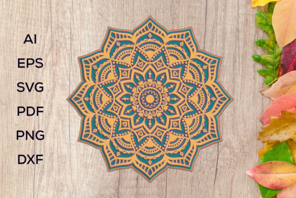 Download 3D Layered Mandala Art &ndash; SVG - Premium Resources