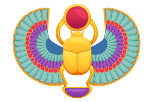 Download Scarab Icon. Sacred Egypt Golden Bug Sym - Car Collection