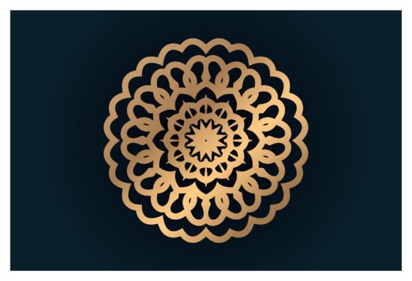 Download Luxury Gold Floral Mandala Arabesque - Mandala Collection