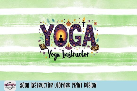 Download Yoga Instructor Leopard Print Design - Yoga Collection