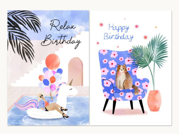 Download Relax &amp; Celebrate Birthday Cards Set - Car Collection
