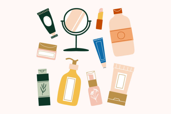 Download Beauty Skincare Face Body Products SVG - Car Collection