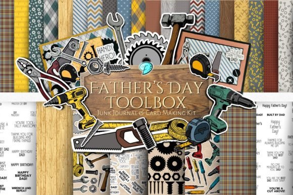 Download Fathers Day Toolbox Card Making Kit - Car Collection