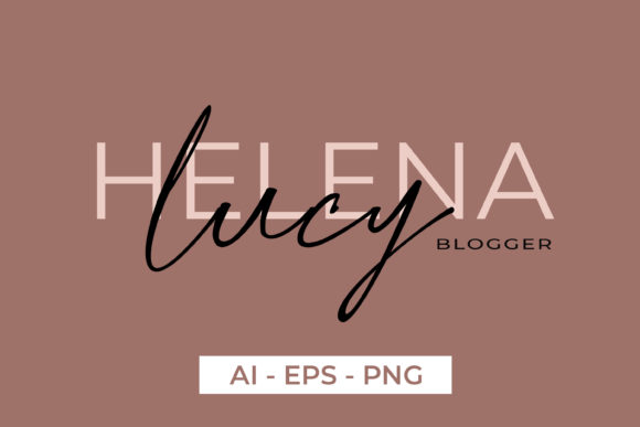 Download Feminine Logo Design, Script Logo - Feminine Collection
