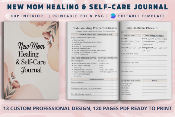 Download New Mom Healing &amp; Self-Care Journal - Car Collection