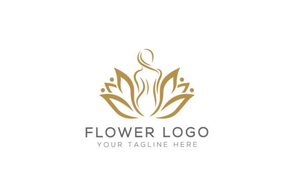 Download Lotus Flower Feminine Logo Design. - Feminine Collection