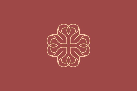 Download Heart Shape Petals Flower Feminine Logo. - Feminine Collection