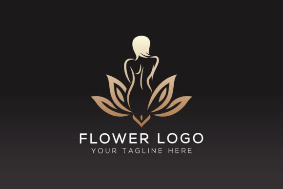 Download Lotus Flower Feminine Logo Design - Feminine Collection