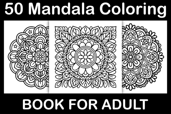 Download 50 Mandala Coloring Book for Adults - Premium Resources