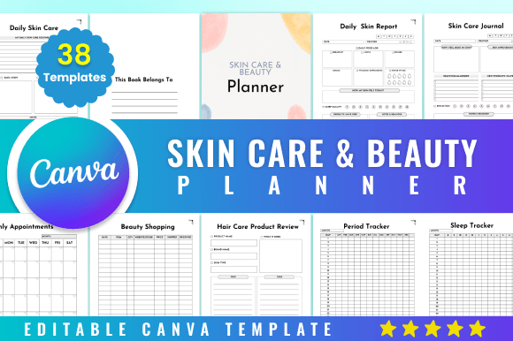 Download Editable Skin Care &amp; Beauty Planner - Car Collection