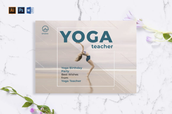 Download Yoga Instructor Greeting Card Template - Car Collection